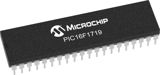 PIC16LF1719-I/P — Manufacturer package reference image, PDIP-40