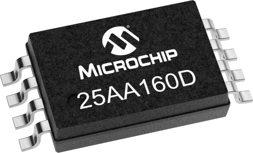 25AA160DT-E/ST — Manufacturer package reference image, TSSOP-8