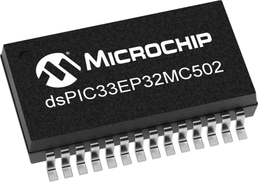 DSPIC33EP32MC502T-E/SSVAO — Manufacturer package reference image, SSOP-28