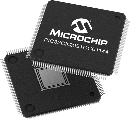 PIC32CK2051GC01144-I/4KB — Manufacturer package reference image, TQFP-144