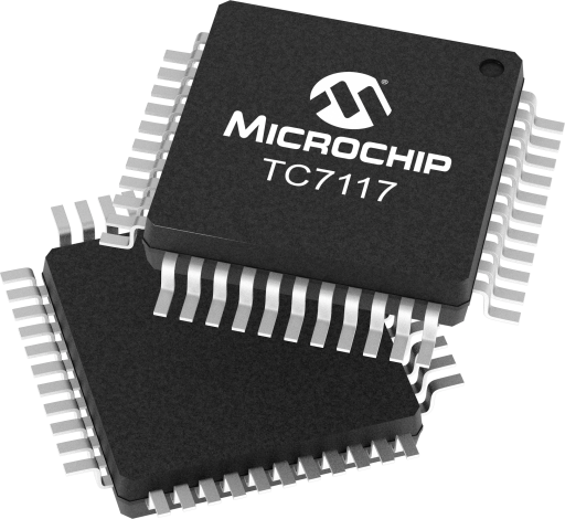 TC7117CKW — Manufacturer package reference image, MQFP-44