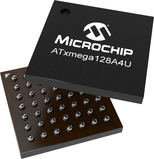 ATXMEGA128A4U-CUR — Manufacturer package reference image, VFBGA-49