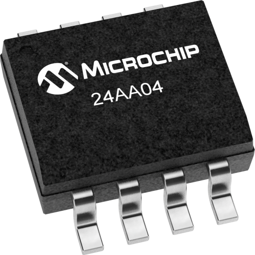 24AA04T-I/SN — Manufacturer package reference image, SOIC-8