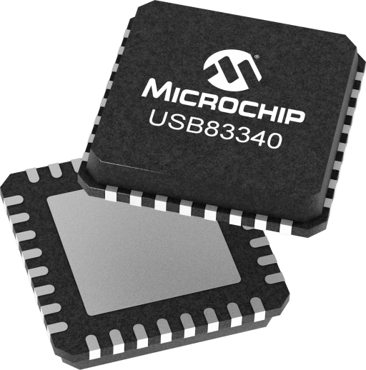 USB83340AM-B-V02 — Manufacturer package reference image, VQFN-32