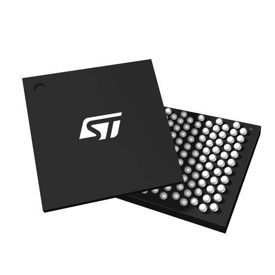 STM32H735VGY6TR — Manufacturer package reference image, WLCSP 115 3.8x4.2x0.6 P 0.35 mm