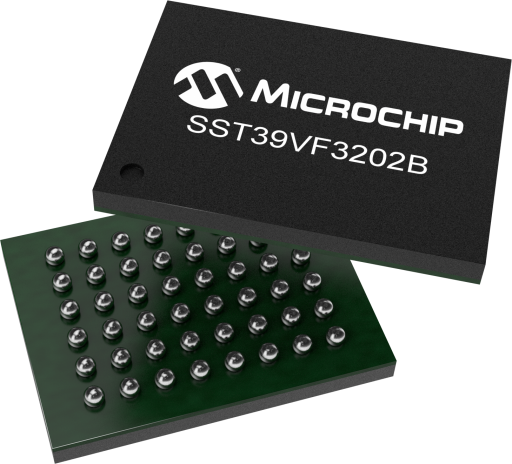 SST39VF3202B-70-4C-B3KE — Manufacturer package reference image, TFBGA-48