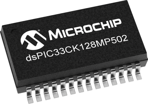 DSPIC33CK128MP502T-I/SS — Manufacturer package reference image, SSOP-28