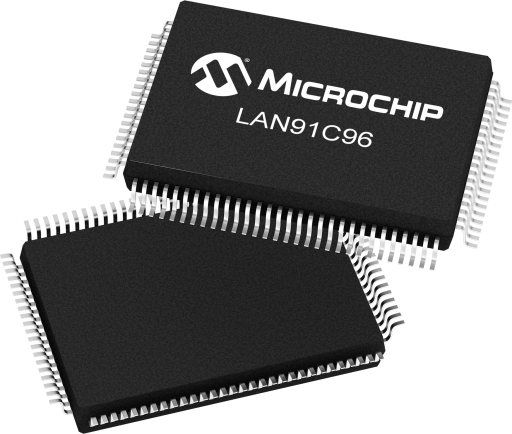 LAN91C96I-MS — Manufacturer package reference image, QFP-100