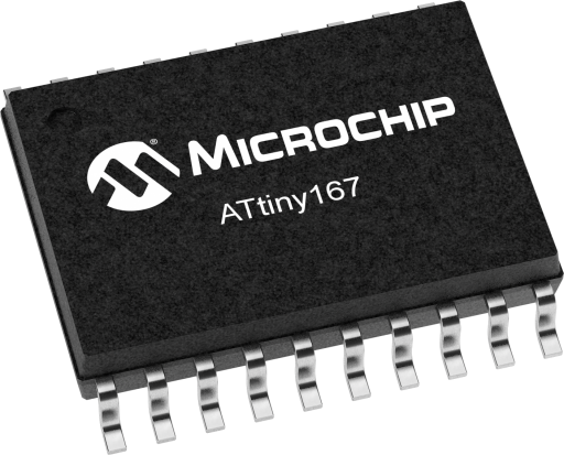 ATTINY167-A15XD — Manufacturer package reference image, TSSOP-20