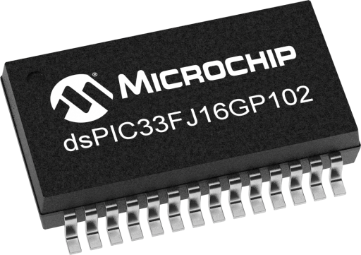 DSPIC33FJ16GP102-I/SS — Manufacturer package reference image, SSOP-28