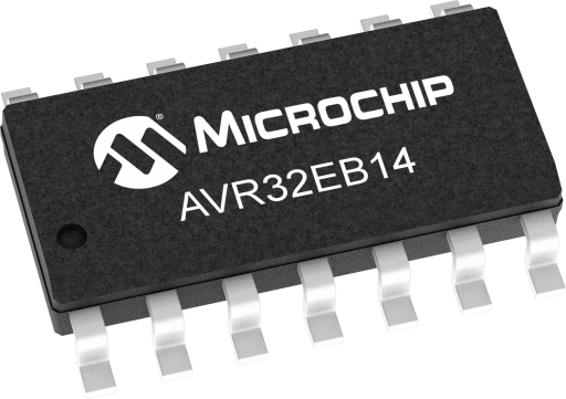 AVR32EB14-E/SL — Manufacturer package reference image, SOIC-14