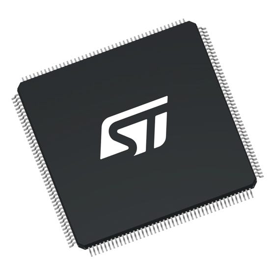 STM32F207ICT6 — Manufacturer package reference image, LQFP 176 24x24x1.4 mm