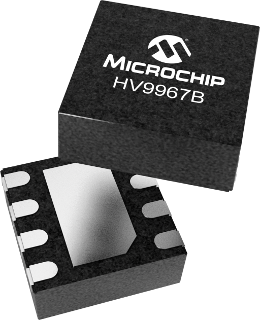 HV9967BK7-G — Manufacturer package reference image, WDFN-8