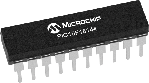 PIC16F18144-E/P — Manufacturer package reference image, PDIP-20