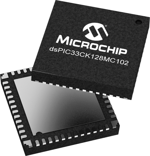 DSPIC33CK128MC102-H/2N — Manufacturer package reference image, UQFN-28