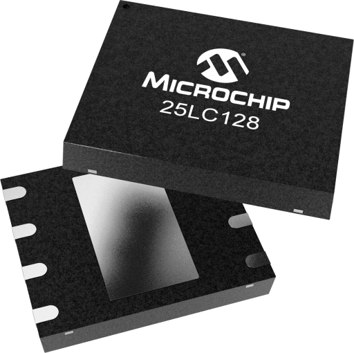 25LC128T-I/MF — Manufacturer package reference image, DFN-S