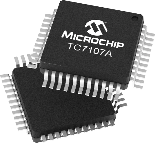 TC7107AIKW — Manufacturer package reference image, MQFP-44