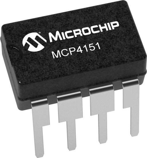 MCP4151-503E/P — Manufacturer package reference image, PDIP-8