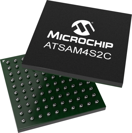 ATSAM4S2CA-CFU — Manufacturer package reference image, VFBGA-100