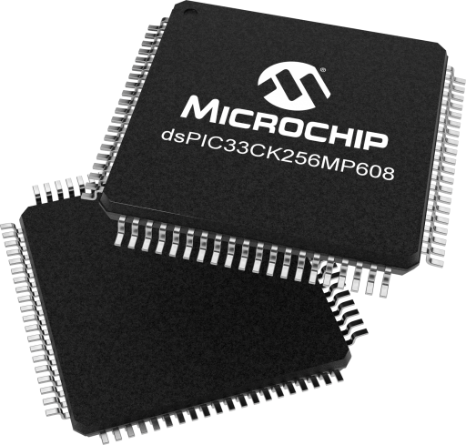DSPIC33CK256MP608T-E/PT — Manufacturer package reference image, TQFP-80