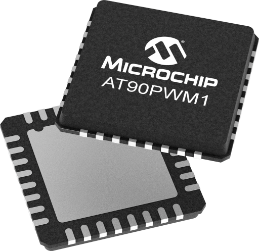 AT90PWM1-16MU — Manufacturer package reference image, VQFN-32