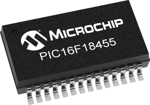 PIC16LF18455-E/SS — Manufacturer package reference image, SSOP-28