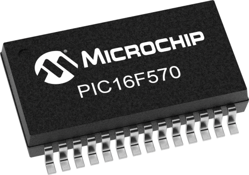 PIC16F570-I/SS — Manufacturer package reference image, SSOP-28