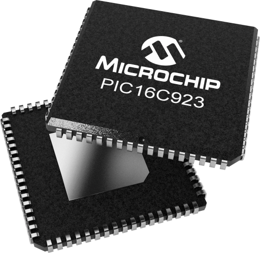 PIC16LC923-04I/L — Manufacturer package reference image, PLCC-68