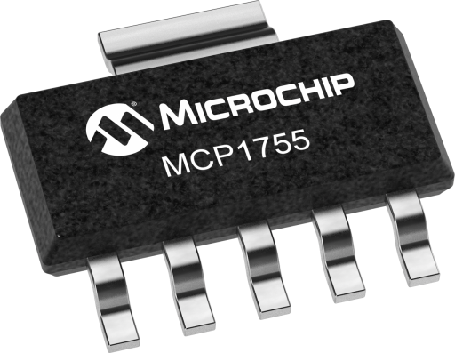 MCP1755T-3302E/DCVAO — Manufacturer package reference image, SOT-223