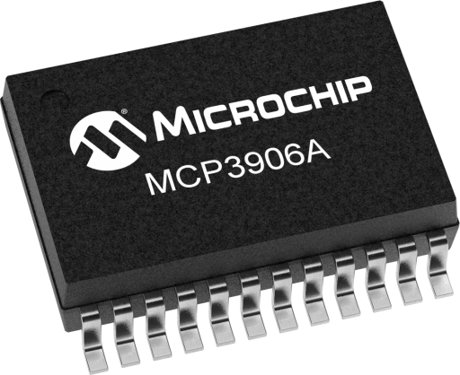 MCP3906AT-I/SS — Manufacturer package reference image, SSOP-24
