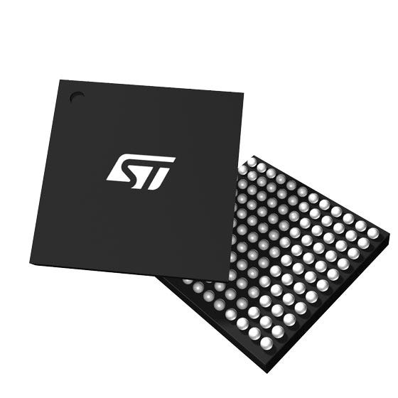 STM32H7B3QIY6QTR — Manufacturer package reference image, WLCSP 132 4.6x4.4x0.6 P 0.35 mm