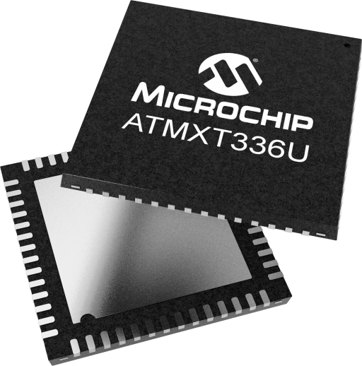 ATMXT336U-MAUR020 — Manufacturer package reference image, XQFN-56