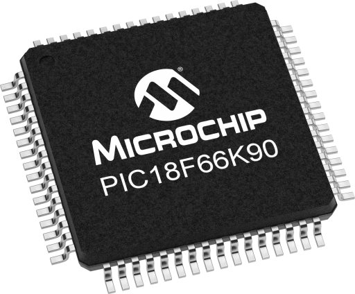 PIC18F66K90-E/PTVAO — Manufacturer package reference image, TQFP-64