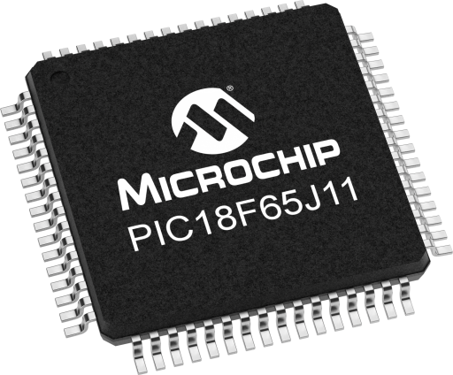 PIC18F65J11-I/PT — Manufacturer package reference image, TQFP-64