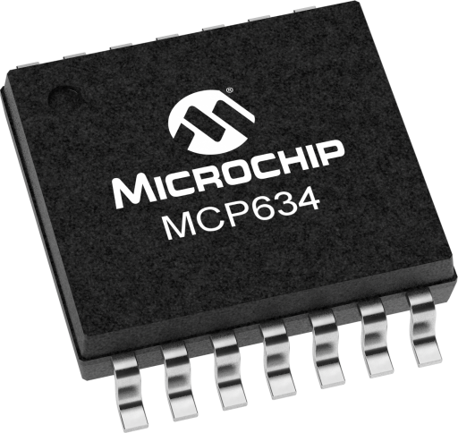 MCP634-E/ST — Manufacturer package reference image, TSSOP-14