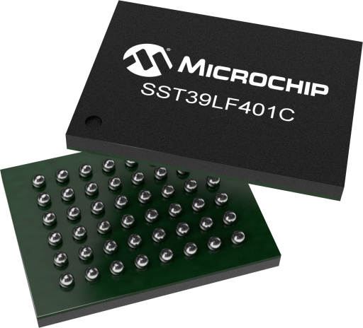 SST39LF401C-55-4C-B3KE-T — Manufacturer package reference image, TFBGA-48