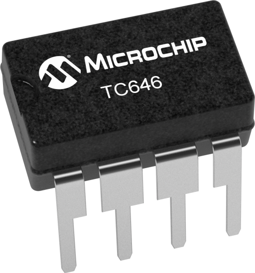 TC646VPA — Manufacturer package reference image, PDIP-8