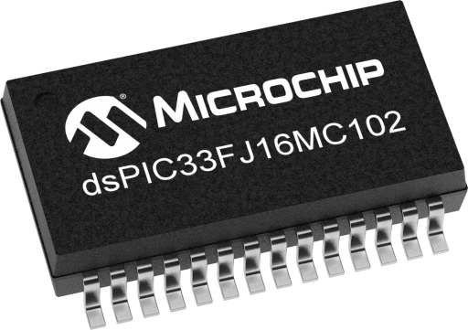DSPIC33FJ16MC102-I/SS — Manufacturer package reference image, SSOP-28