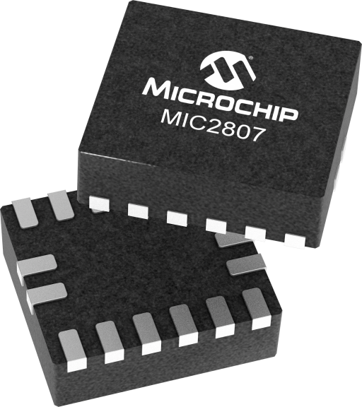 MIC2807-MMYML-TR — Manufacturer package reference image, VQFN-17