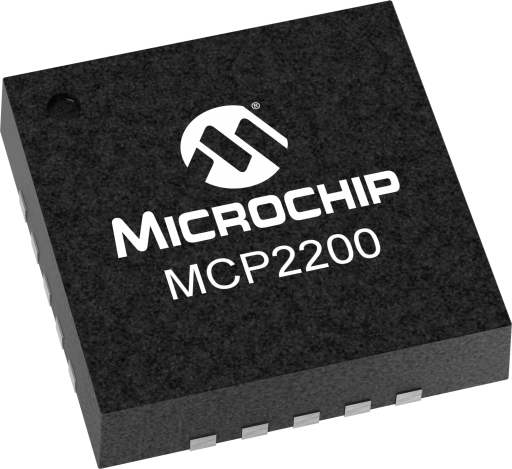 MCP2200T-I/MQ — Manufacturer package reference image, QFN-20