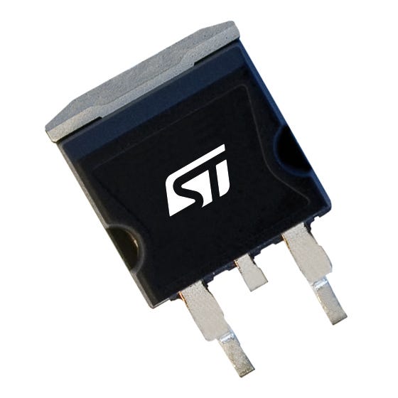 STH12N120K5-2 — Manufacturer package reference image, H2PAK-2