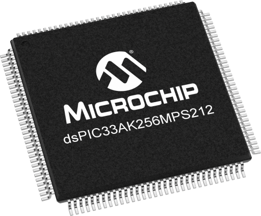 DSPIC33AK256MPS212-H/PT — Manufacturer package reference image, TQFP-128