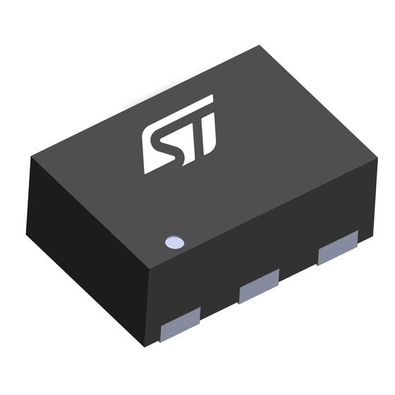 HSP061-2M6 — Manufacturer package reference image, QFN-6L