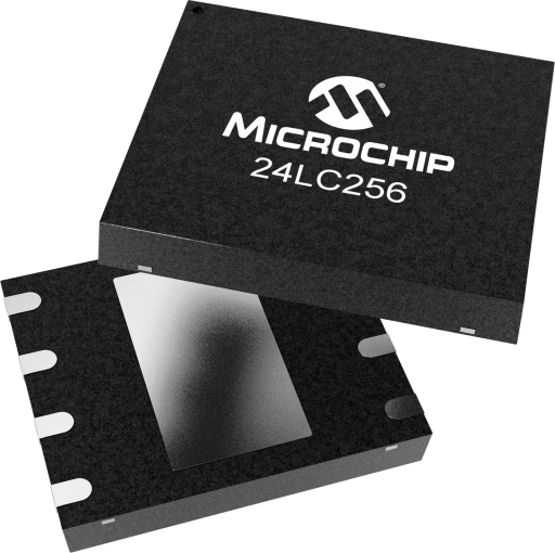 24LC256-I/MF — Manufacturer package reference image, DFN-S