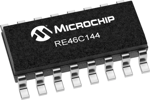 RE46C144S16TF — Manufacturer package reference image, SOIC-16