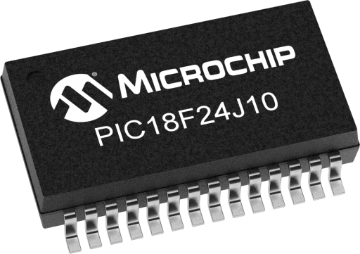 PIC18F24J10T-I/SS — Manufacturer package reference image, SSOP-28