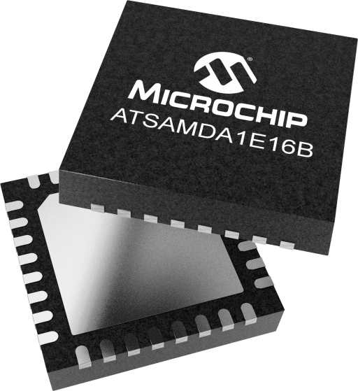 ATSAMDA1E16B-MBTVAO — Manufacturer package reference image, VQFN-32