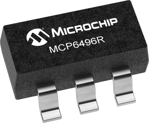 MCP6496RT-E/OT — Manufacturer package reference image, SOT-23