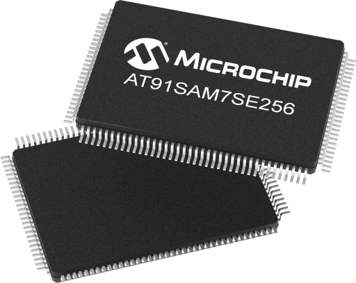 AT91SAM7SE256B-AU — Manufacturer package reference image, LQFP-128
