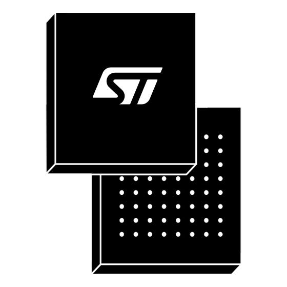 STM32F100R4H6B — Manufacturer package reference image, TFBGA 64 5x5x1.2 P 0.5 mm